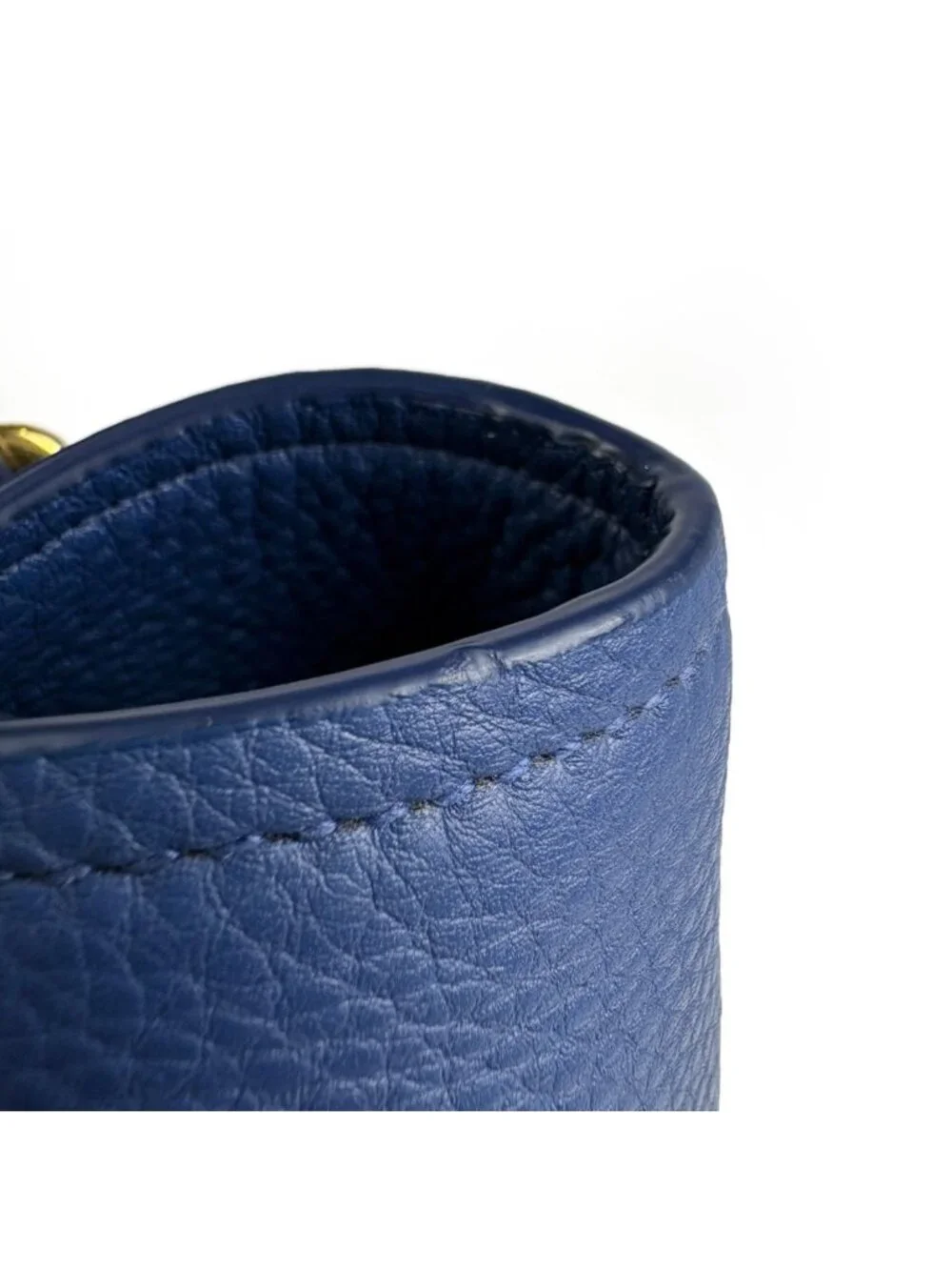 Prada Tote Bag Leather Blue
